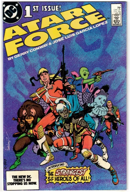 Atari Force #1 (1984)- Based On The Video Game- Gerry Conway- Dc Comics Vf+/Nm