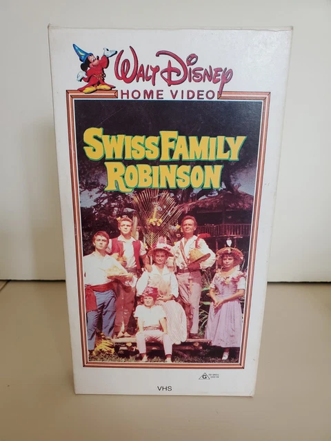 SWISS FAMILY ROBINSON 1960 Vintage Disney VHS Video Tape EUR 11,84 ...