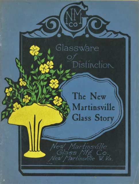 New Martinsville Art and Pressed Glass - History Patterns / Scarce Signed Book