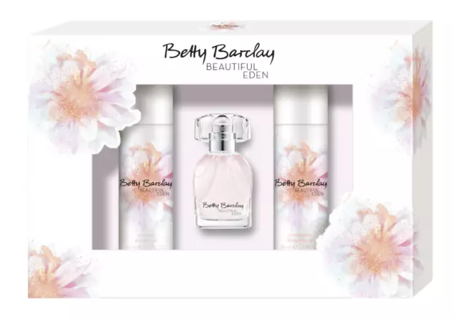 Betty Barclay Beautiful Eden Damen Set trio Eau de Toilette Natural Spray 20ml