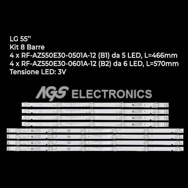 ES 766 RF AZ550E30 LED TV Backlight For LG 55UJ6200 Repair