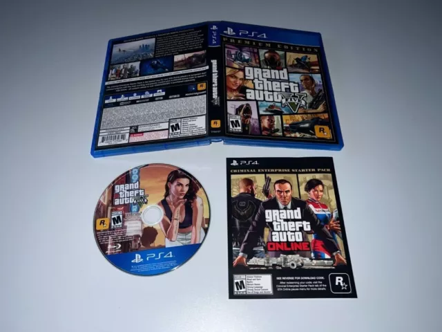 Grand Theft Auto V Premium Online Edition - Sony PlayStation 4 NO Ma (FVS026088)