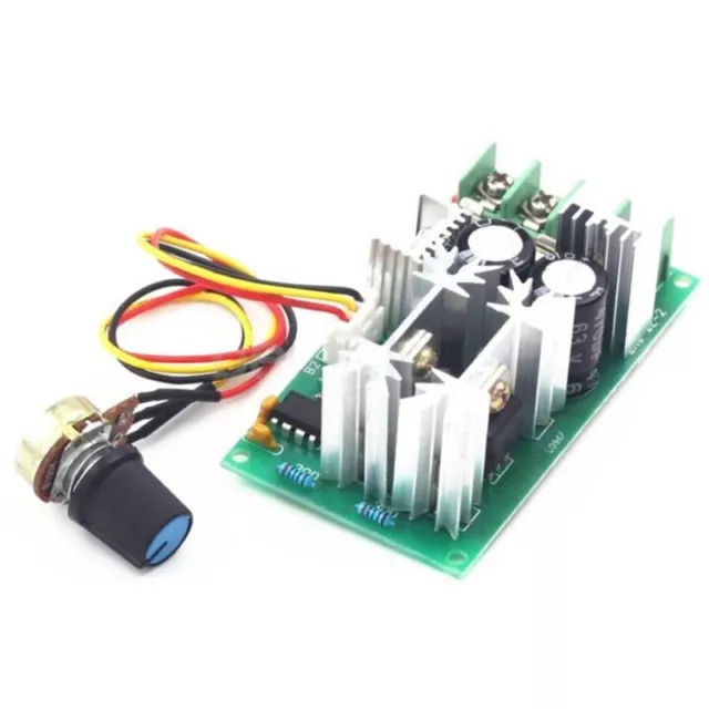 New Ultra-Small DC 12V/24V/36V/48V PWM Mini Motor Speed Controller Switch 20A