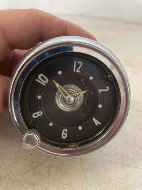 Vintage 1953-54 Chevy Windup Dash Clock Vintage 1953-54 Chevy Windup Dash Clock