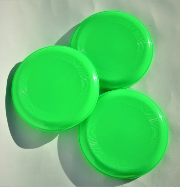 Frisbee Wurfscheibe 3 Stück  Nicht Benutzt Grün