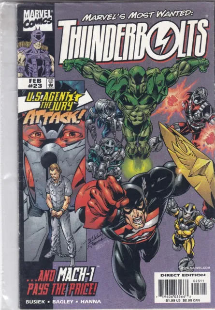 Marvel Comics Thunderbolts Vol. 1 #23 February 1999 Fast P&P Same Day Dispatch
