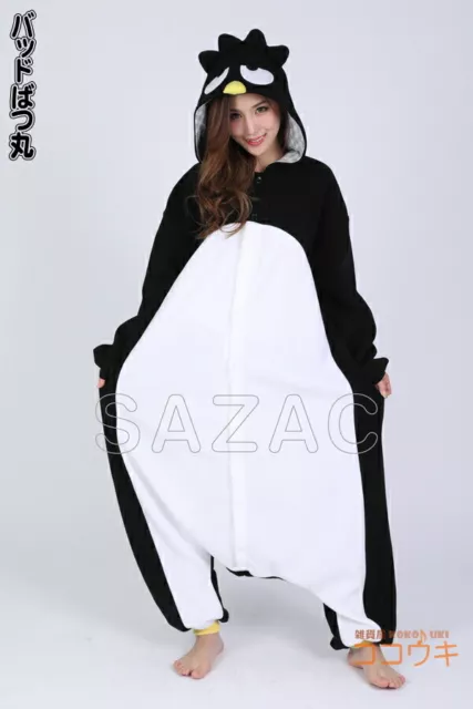 SAZAC  Sanrio Character Bad Badtz-maru Fleece Costume Roomwear Japan New