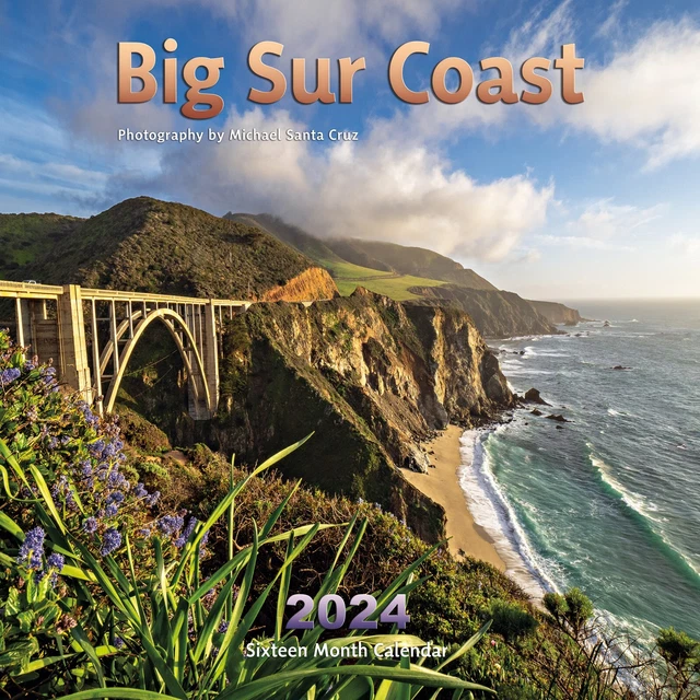 2024 WALL CALENDAR with photography of Big Sur, California 12 x12