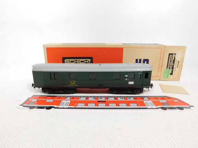 SCHICHT VEB DDR H0 DC Postwagen Deutsche Post 4876 NEUW+OVP #DM218-0,5 ...