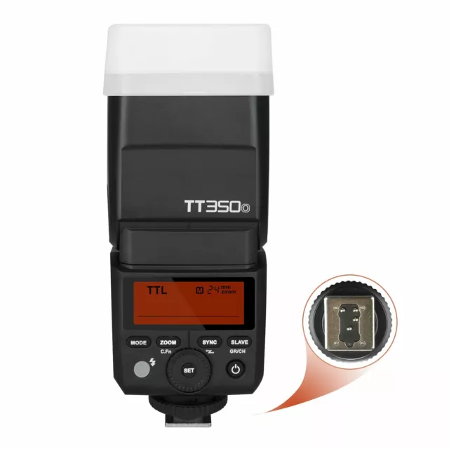 Godox TT350O Mini 2.4G TTL HSS Flash Speedlite For Olympus Panasonic Camera