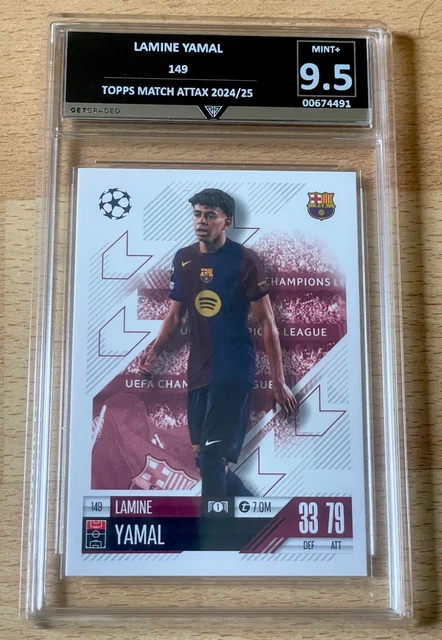 Lamine Yamal Match Attax 24/25. Barcelone. Carte de