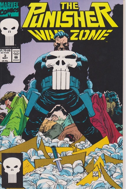 Punisher War Zone Issue #3 Comic Book. Direct Edition. Marvel 1992