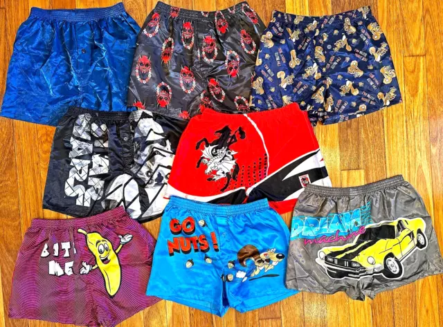 ☆—BULK SATIN SILK Boxer Shorts—Small—Shiny—Nylon—Silky—Glanz—Boxers—Polyester—☆  $149.99 - PicClick AU