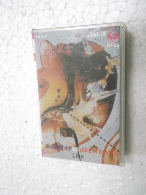 DIRE STRAITS  ALCHEMY LIVE VOL 2 CLAMSHELL 1996 RARE orig CASSETTE TAPE INDIA