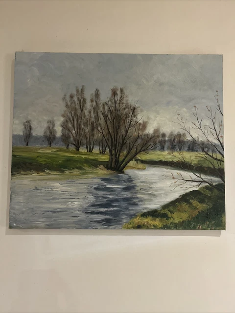 Huile Sur Toile Signee Provot Peintre De St Julien Les Metz Moselle