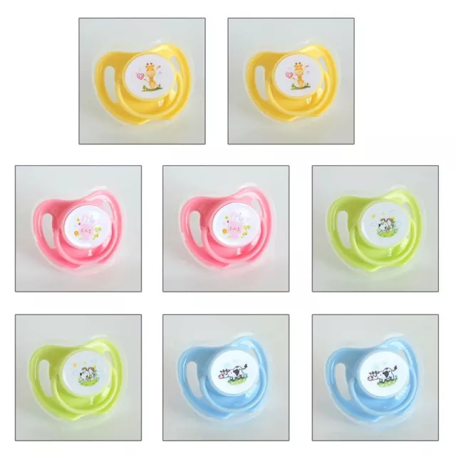 Newborn Kids Baby Silicone Orthodontic Soother Dummy Pacifier Teat Nipple'UK 3