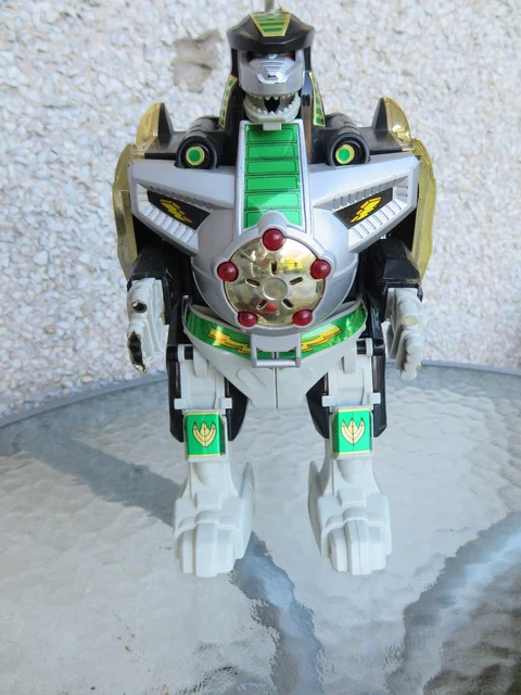 Dragonzord Power Rangers – Green Rangers – Vintage Bandai 1993 – Incomplet