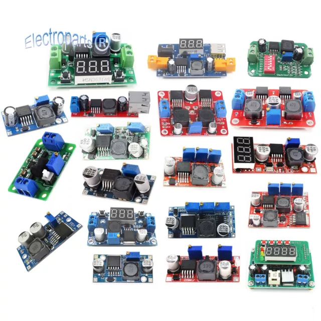 LM2596/LM2596S DC-DC/CC-CV Boost step-down Constant Current Converter Module US 3