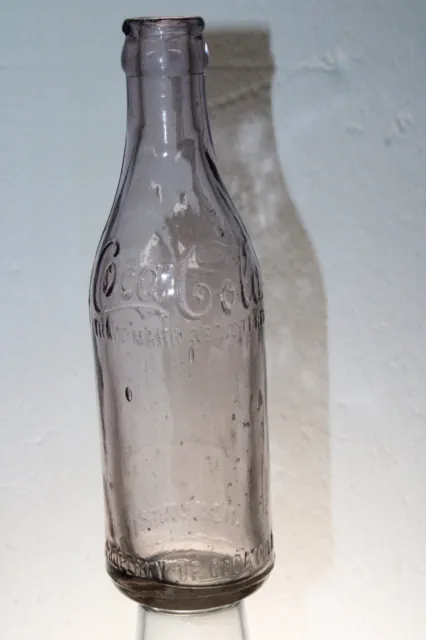Conyers Ga Coca Cola Bottle Straight Side Shoulder Script Clear ..