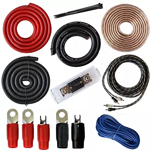 SoundBox Connected 0 Gauge Amp Kit Amplifier Install Wiring Complete 0 Ga Cables