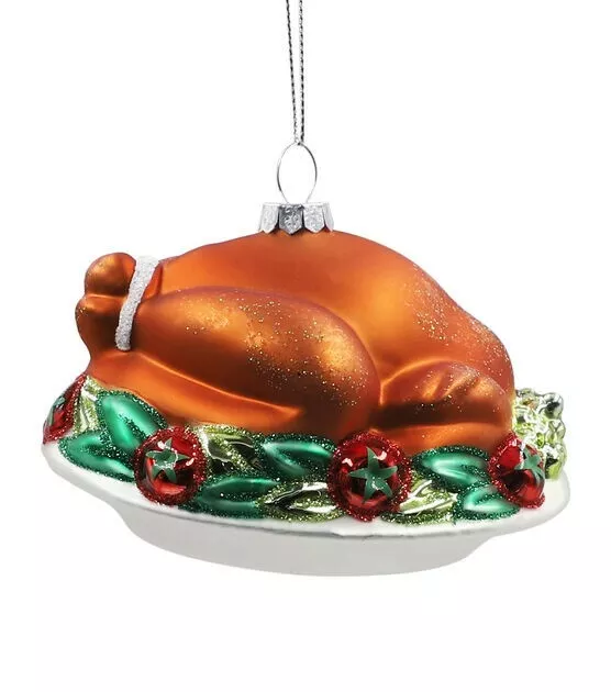 Place & Time Turkey Dinner Christmas Ornament