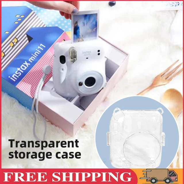 Mini Camera Bag PC Crystal Protective Shell Cover Shell for Camera Instax Mini12