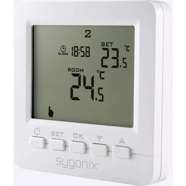 Thermostat dambiance Sygonix encastré programme hebdomadaire 5 à 35 °C