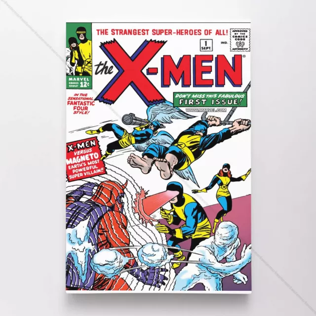Uncanny X-Men Poster Canvas Vol 1 #1 Xmen Marvel Comic Book Art Print