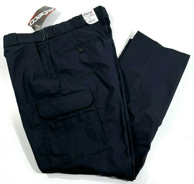 NEW ELBECO MENS 33x30 REFLEX STRETCH RIPSTOP CARGO PANTS E7364R MIDNIGHT NAVY