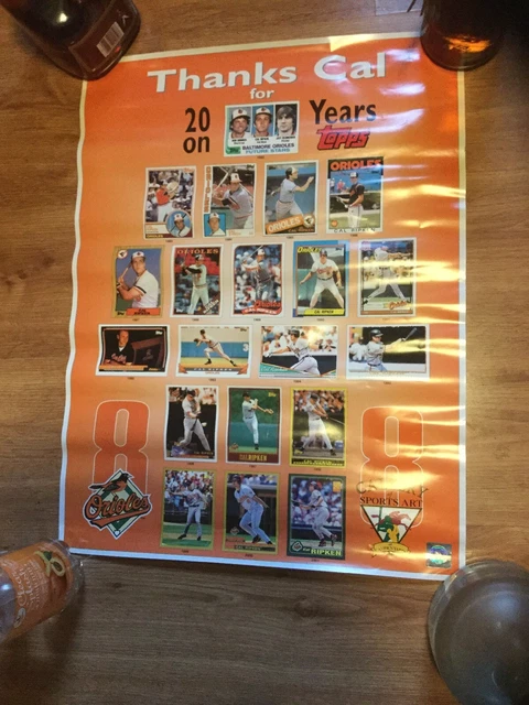 Rare Thanks Cal for 20 Years on Topps