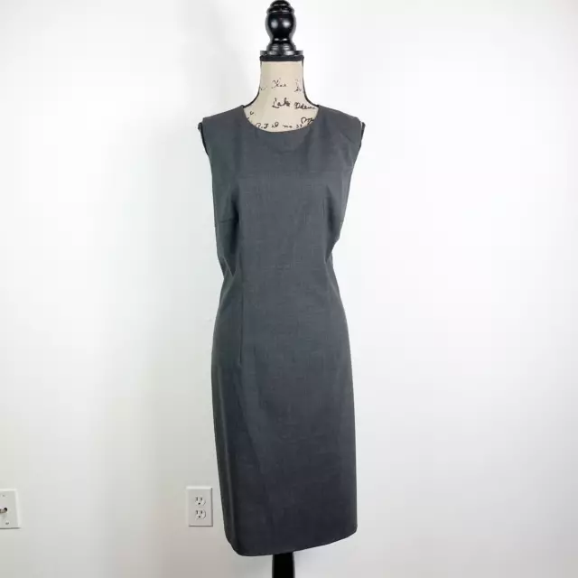 Boss Hugo Boss NWT Dirusa Charcoal Gray Sleeveless Dress 10
