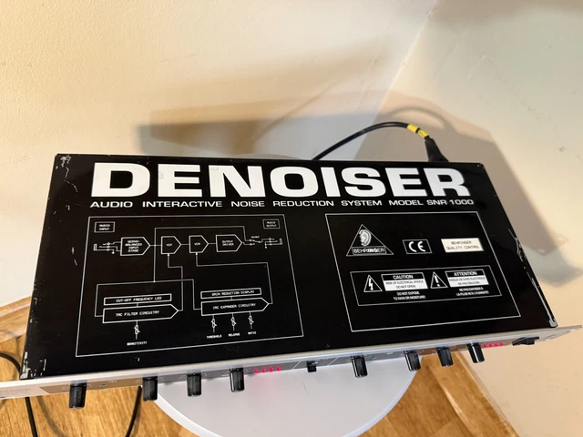 Behringer Denoiser SNR1000 - Réducteur De Bruit Studio, Rack 19 Pouces, Occasion