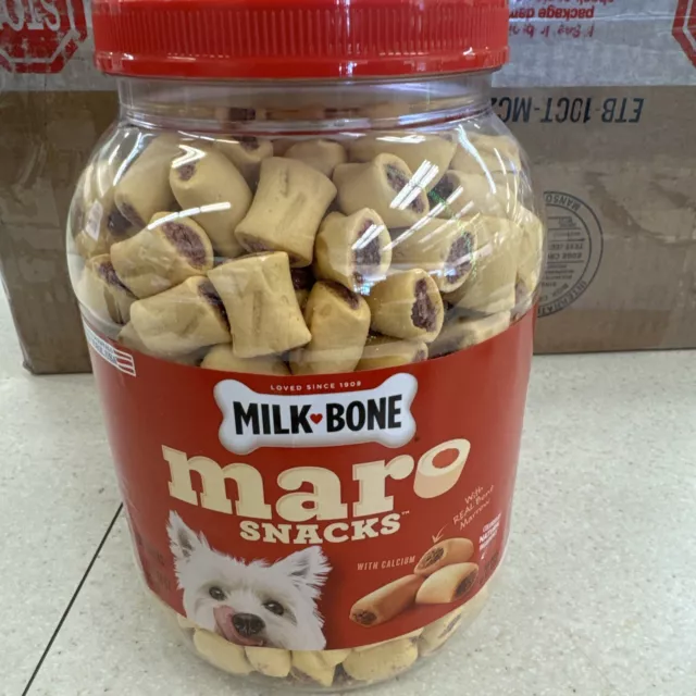 Milk-Bone MaroSnacks Made With Real Bone Marrow - 40 oz EXP 04/17/2025