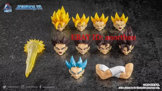 Dragon Ball Z Super SH Demoniacal Fit Body Part Vegetto Super Saiyan Grit  Face