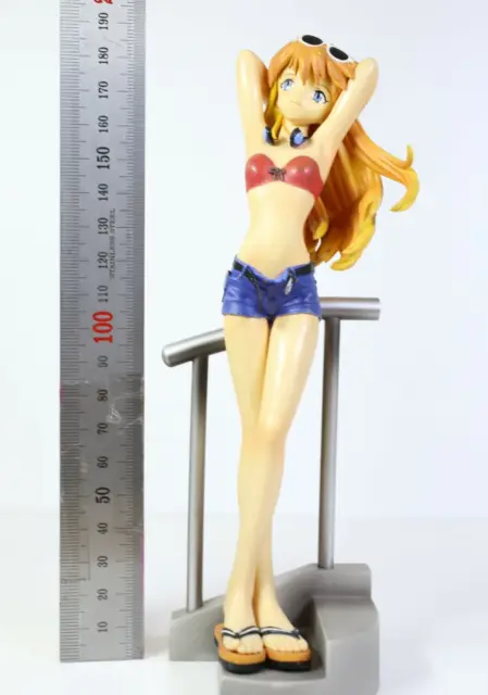 Kotobukiya Anime Figura Evangelion Asuka Langley 1/8 Versión de ropa de verano