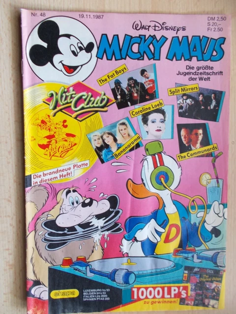 Comics, Hefte, MICKY MAUS, Band Nr. 48/1987 , ohne Beilage, Walt Disney, Ehapa