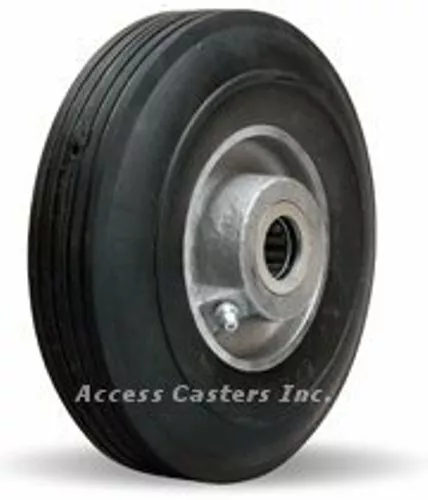 W-6-SU-3/4 6" x 2" Super-Flex Wheel, 300 lb Capacity, 2-1/4" Hub, Roller Bearing