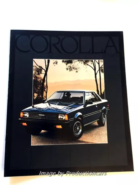 1983 Toyota Corolla 22-page Original Car Sales Brochure Catalog - SR5 Hardtop