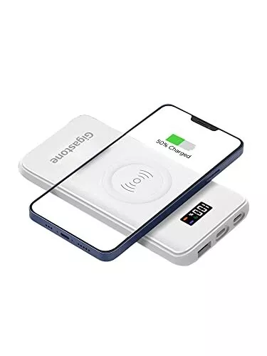Gigastone 2in1 Power Bank 10000mAh Battery Pack, 20W Fast Charging with PD 3.0