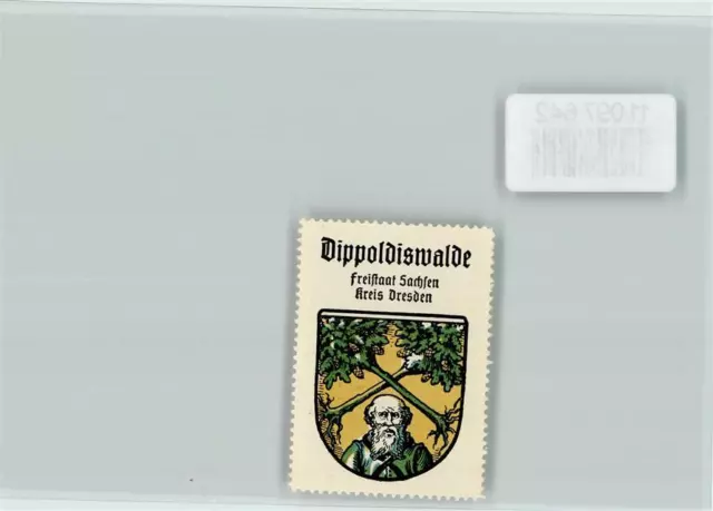 11097642 - 8230 Dippoldiswalde Vignette Wappen Kaffee Hag ca 1920-1940