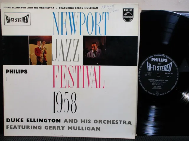 Newport Jazz Festival 1958 DUKE ELLINGTON LP PHILIPS 840 026 MONO Jazz HOLLAND