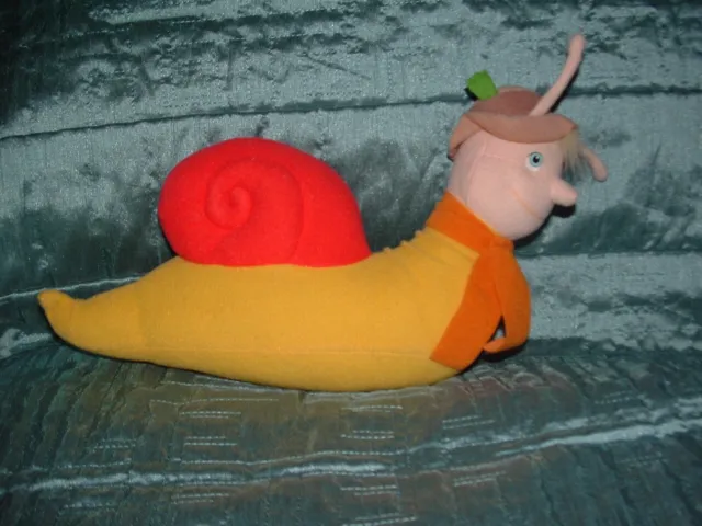 Magic Roundabout Brian Snail  Plush Soft Toy By Vivid Imagination 2