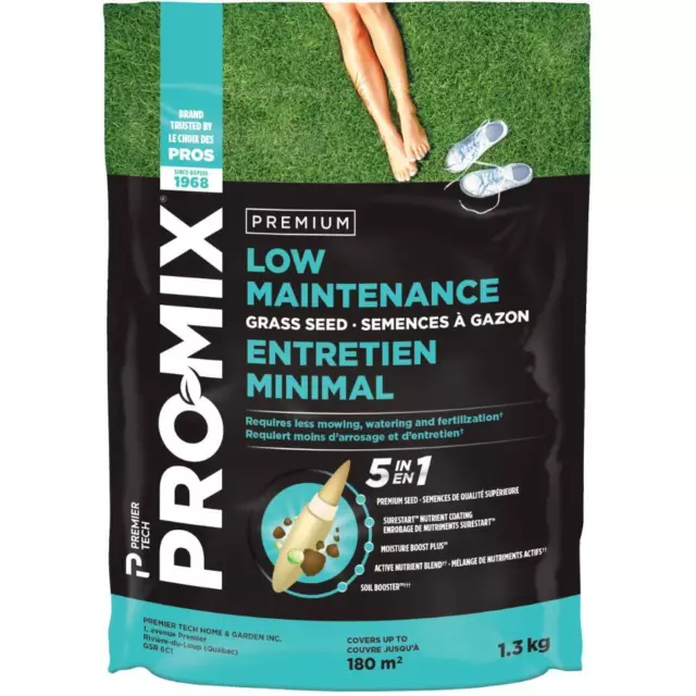 Premium Low Maintenance Grass Seed - 1.3 kg