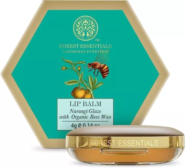 Forest essentials Luscious Lip Balm Narangi Glaze 4g