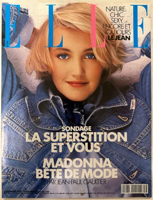 Madonna Magazine "Elle" France - May 1990 - Mint Condition!!!