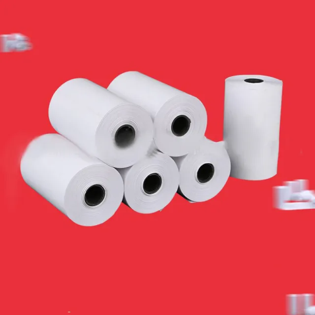 Rouleau de papier autocollant d'impression thermique, 57mm x 30mm, pour  imprimante Photo de poche Paperang, 3 rouleaux/lot - AliExpress