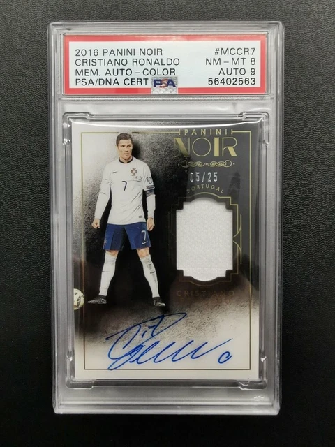 2016-17 PANINI NOIR SOCCER CRISTIANO RONALDO AUTO クリスティアーノ