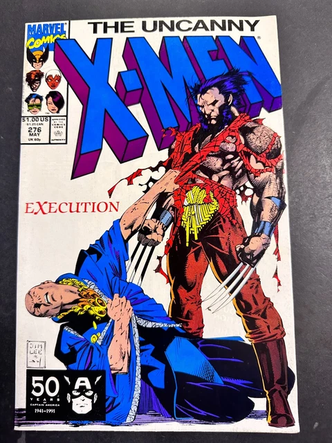 Marvel Comics The Uncanny X-Men Vol 1 #276 1991 JS6