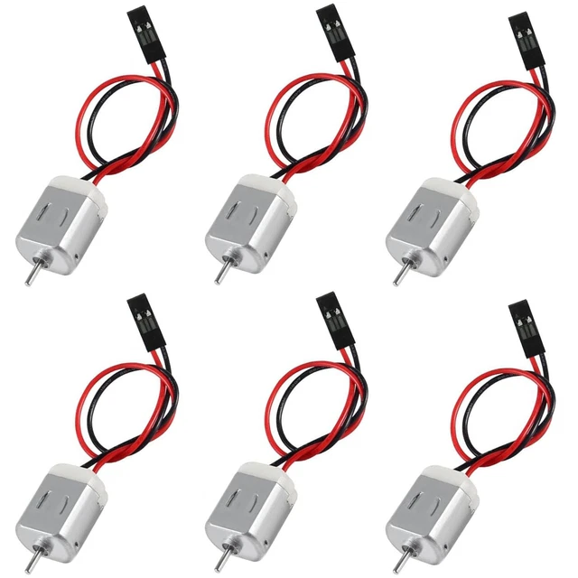 1.5 V-6 V 0.3A 16000 RPM Mini motore DC Micro Motore DC per Giocattoli FAI DA TE Hobby Smart Car MOTOR 130 Piccolo Motore