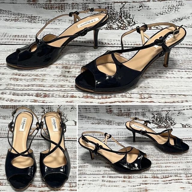 Black patent leather dress sandals cheap